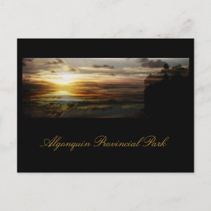 Algonquin sunset postcard
