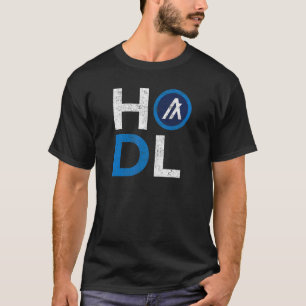 Algorand Hodl Crypto Vintage Retro T-Shirt