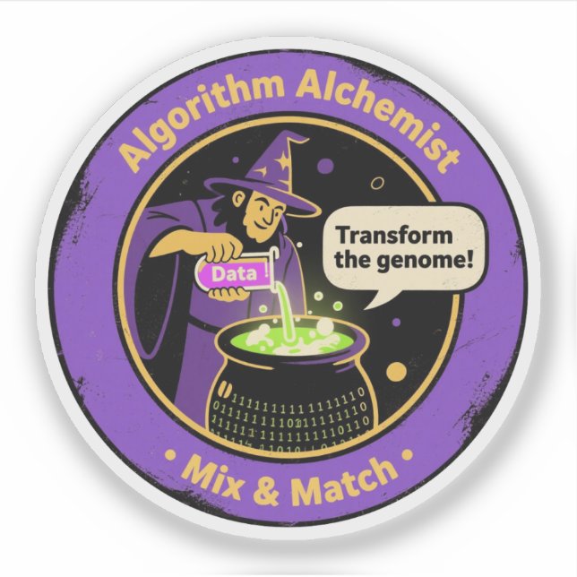 Algorithm Alchemist Genomic Data Alchemy (Front)