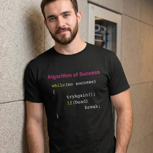 Algorithm for Success Programmer Full Stack IT Dev T-Shirt
