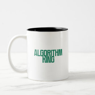 Algorithm King   Data Science Machine Learning  Two-Tone Coffee Mug