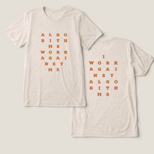 Algorithm Snellen chart Tri-Blend Shirt