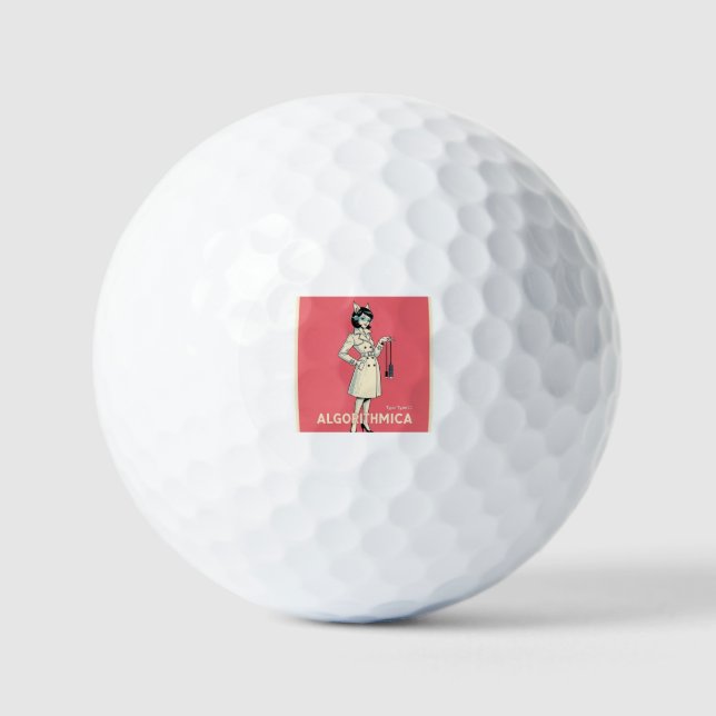 Algorithmica Art Collection Golf Balls (Front)