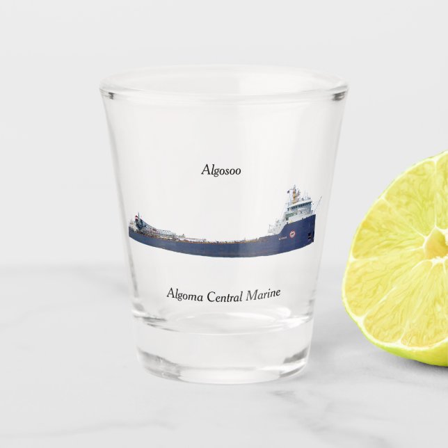 Algosoo shot glass (Front)