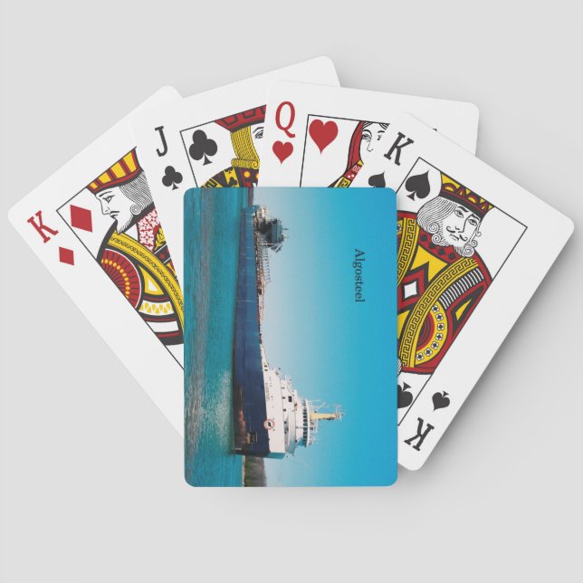 Algosteel playing cards (Back)