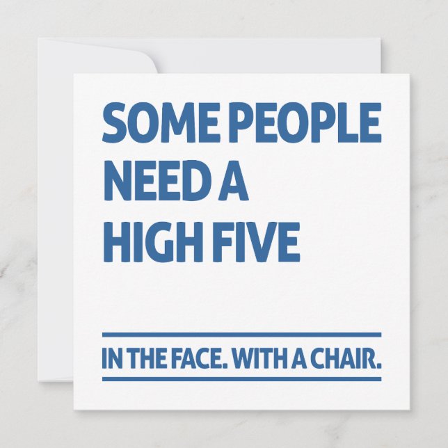 Algunas personas necesitan cinco holiday card (Front)