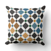 Alhambra Baby Pillow – Soft Geometric Square Patte