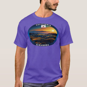 Alhambra California Travel TShirt
