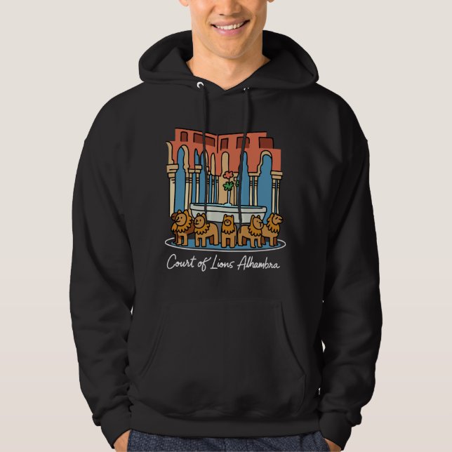 Alhambra Court of the Lions 3 Hoodie (Front)