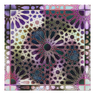 Alhambra Design Photo Print