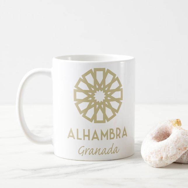Alhambra Granada 1 Coffee Mug (With Donut)
