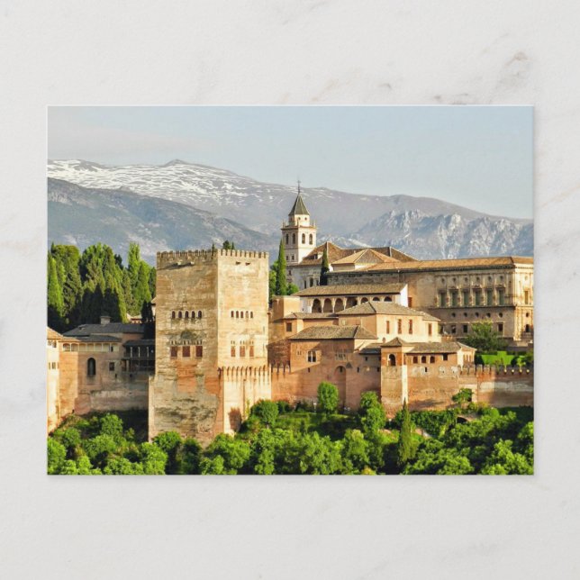 Alhambra, Granada, Andalusia, Spain Postcard (Front)