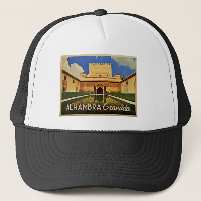 Alhambra Granada Spain Trucker Hat (Front)