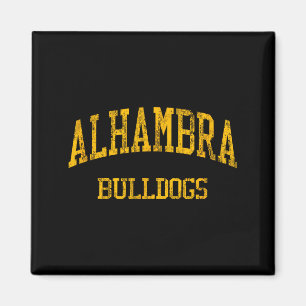 Alhambra High School Hs Martinez Ca Vintage Srts  Magnet