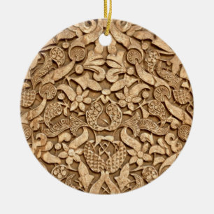 Alhambra pattern ceramic tree decoration