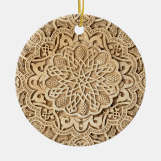 Alhambra pattern ceramic tree decoration