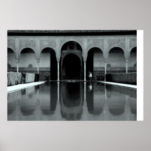 Alhambra reflection poster
