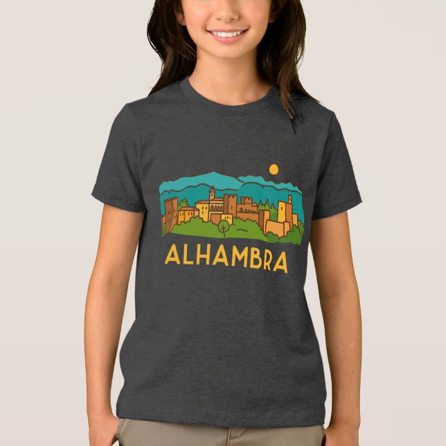 Alhambra Sunset 2 Tri-Blend Shirt (Front)