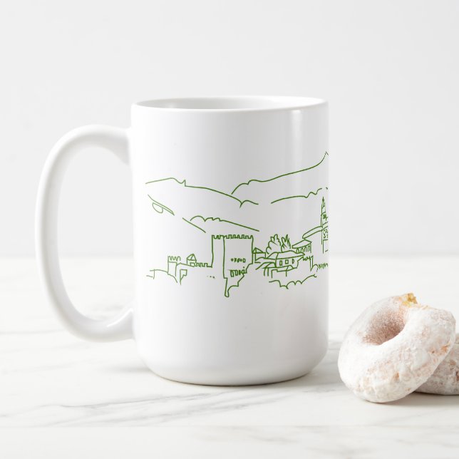 Alhambra Sunset Coffee Mug (With Donut)