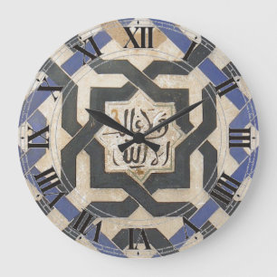 Alhambra Tile #10 Large Clock