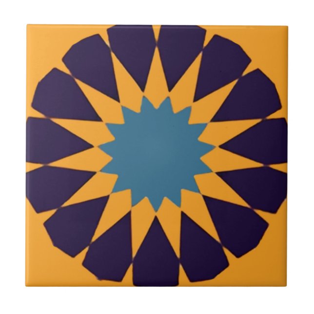 Alhambra tiles flower  classic (Front)