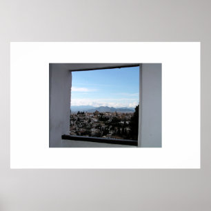 Alhambra view poster