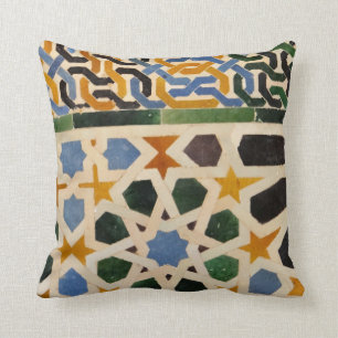 Alhambra Wall Tile #3 Cushion