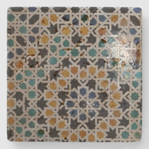 Alhambra Wall Tile #9 Stone Coaster
