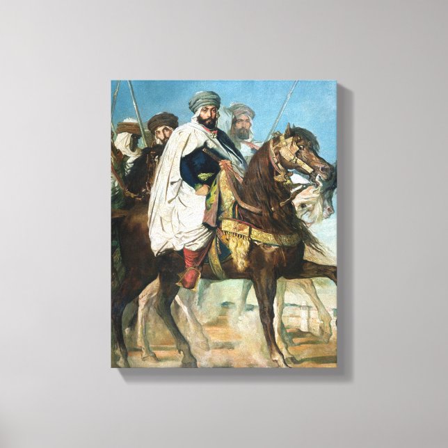 Ali Ben Ahmed, the Last Caliph of Constantine Canvas Print (Front)