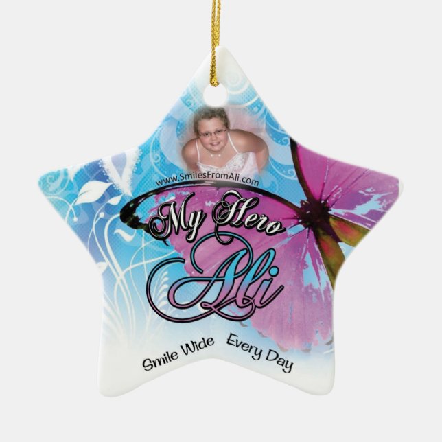 Ali Borgen Star Ornament (Front)