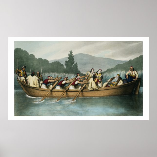 Ali Pasha (1741-1822) of Janina hunting on Lake Bu Poster (Front)
