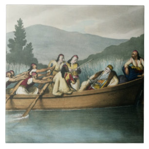Ali Pasha (1741-1822) of Janina hunting on Lake Bu Tile