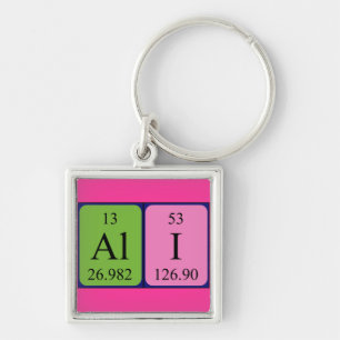 Ali periodic table name keyring