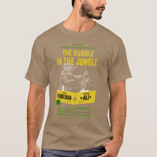 Ali vs Foreman Rumble in the Jungle girl T-Shirt