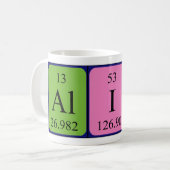 Alica periodic table name mug (Front Left)