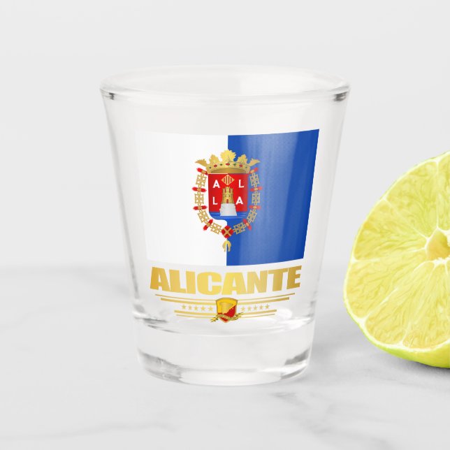 Alicante (Alacant) Shot Glass (Front)