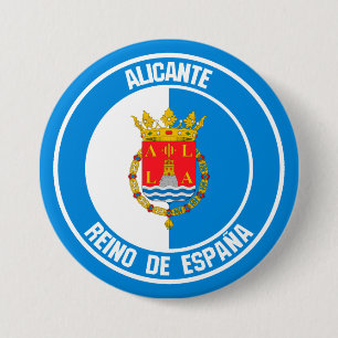 Alicante Round Emblem 7.5 Cm Round Badge
