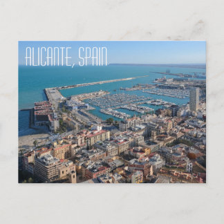 Alicante, Spain beautiful coast Postcard