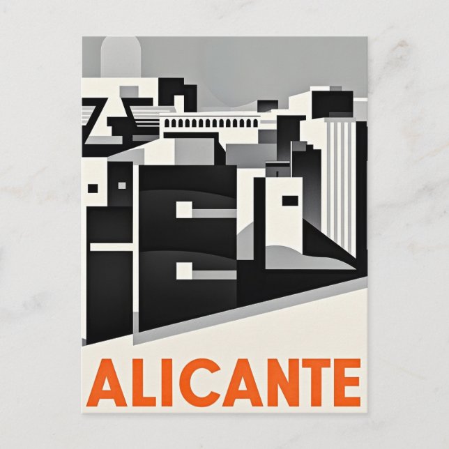 Alicante Spain Postcard (Front)