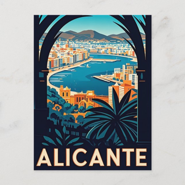 Alicante Spain  Postcard (Front)