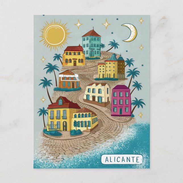 Alicante Spain  Postcard (Front)