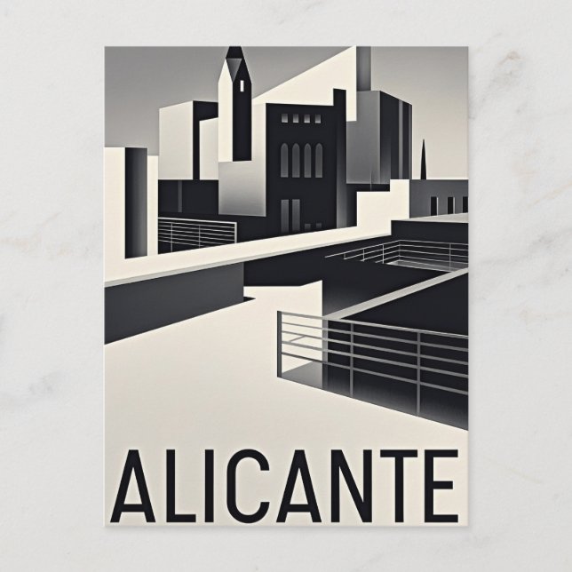 Alicante Spain  Postcard (Front)