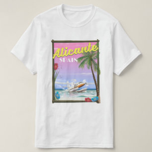 Alicante Spain vintage style travel poster T-Shirt