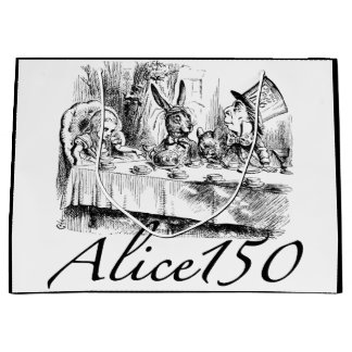 Alice150 Alice in Wonderland 150th Anniversary Large Gift Bag
