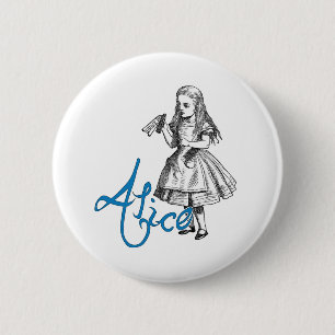 Alice 6 Cm Round Badge
