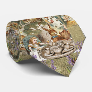 Alice Adventures Classic Wonderland Tea Party Tie