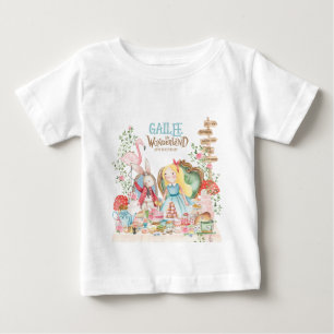 Alice Adventures in Woderland Birthday Tea Party Baby T-Shirt