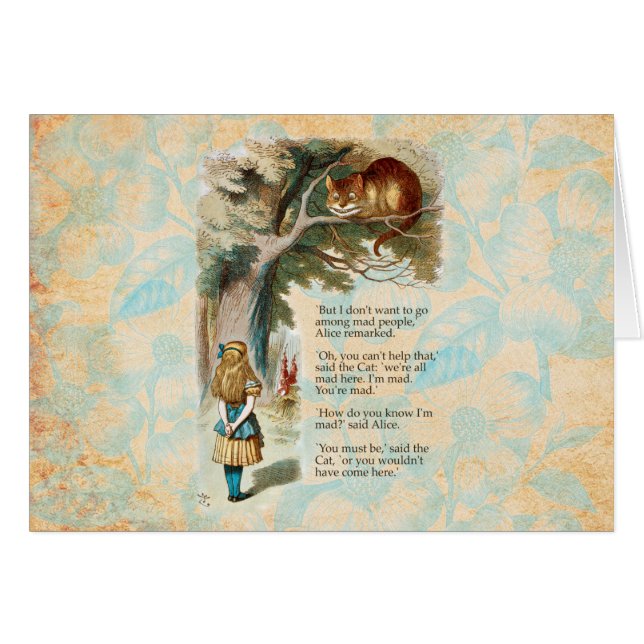 Alice Adventures in Wonderland Cheshire Cat (Front Horizontal)