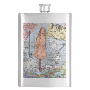 Alice Adventures in Wonderland Classic Rackham Hip Flask