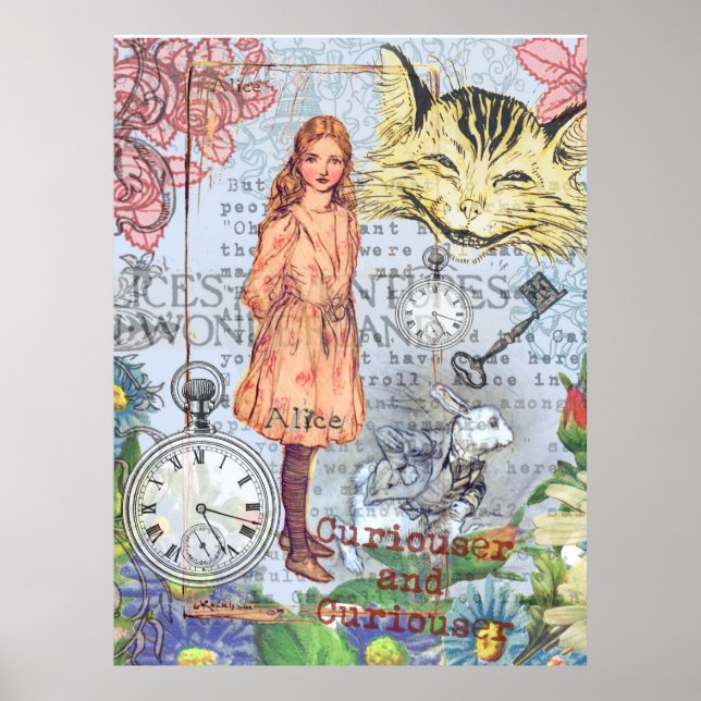 Alice Adventures in Wonderland Classic Rackham Poster (Front)